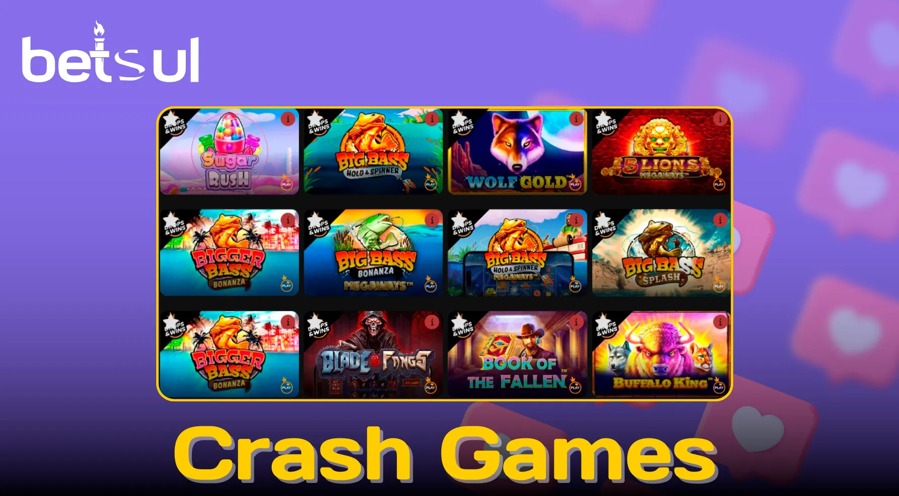 A categoria de jogos de sobrevivência na Betsul